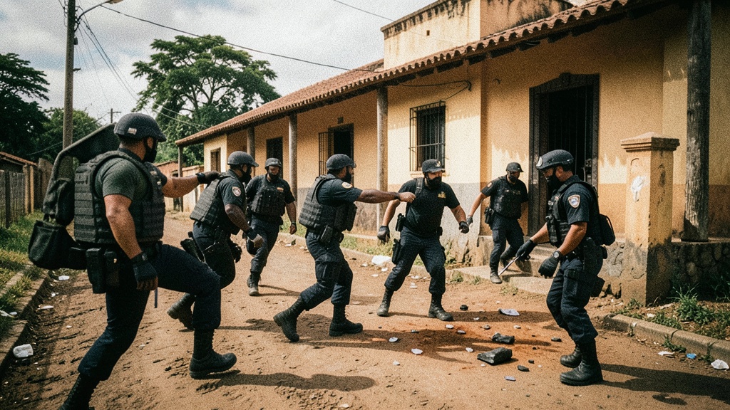Detienen a 28 sujetos tras violento robo en finca de Santa Lucía