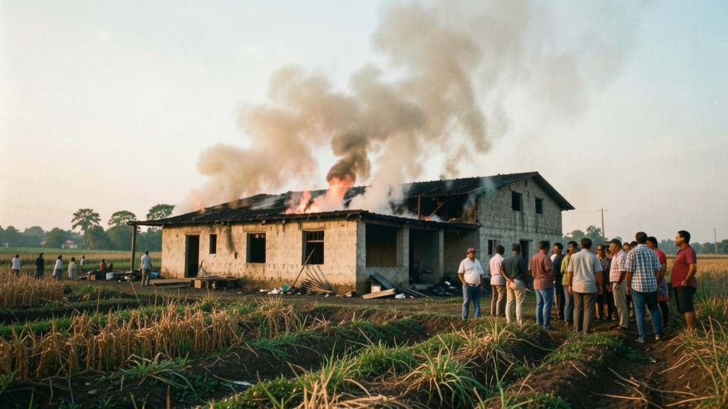 Incendio en Nobol lleva 10 días sin atención; moradores de Loma de Piedra reclaman a Bomberos