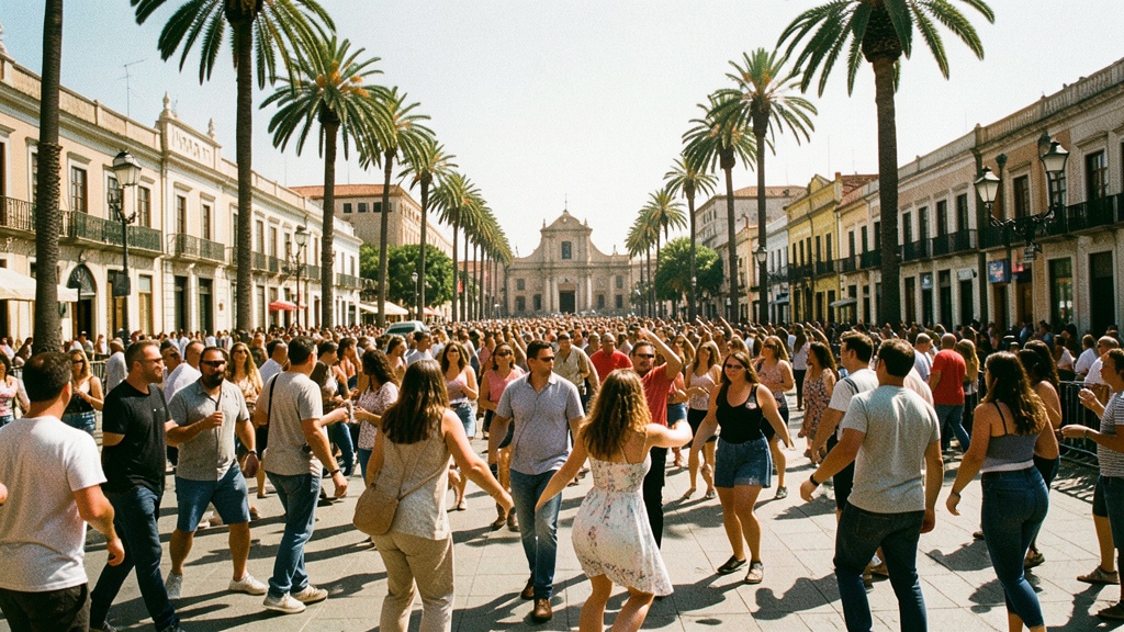 Plaza San Francisco vibró con el XX Festival Danzante y el folclore local
