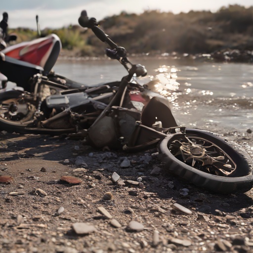 Trágico accidente en Los Quemados: camión cae a canal y deja motociclista muerto