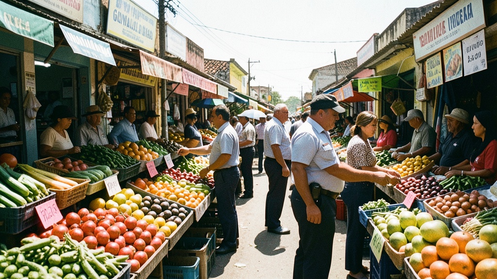 Gobernación y Policía realizan control de precios en mercados de Guayaquil
