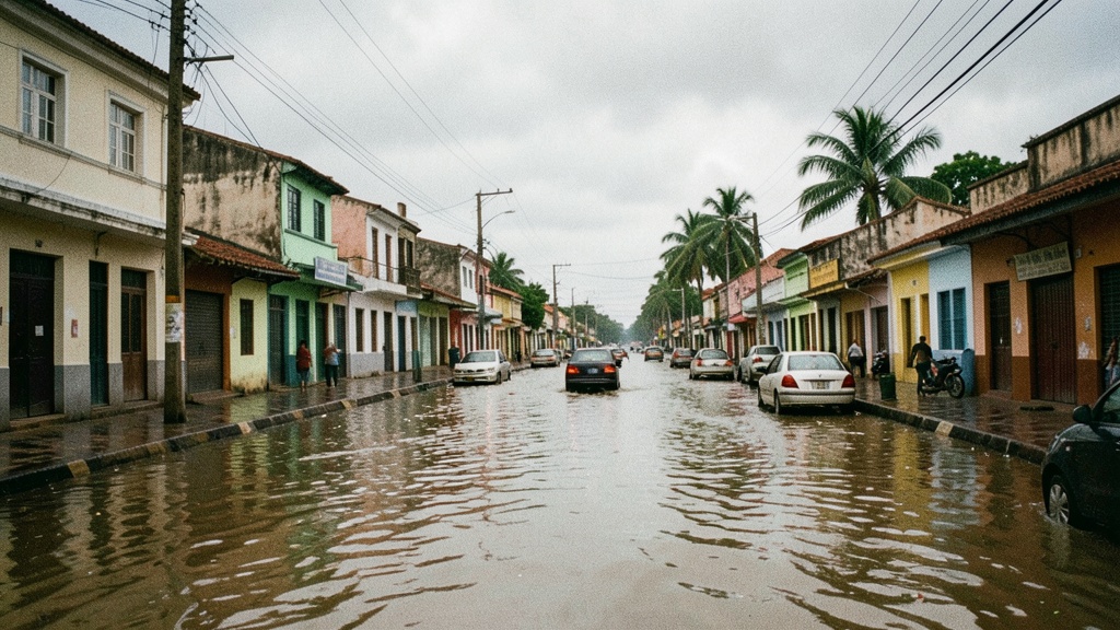 Marea alta inunda calles de Guayaquil: pleamar de 4,39 metros afecta a varios sectores