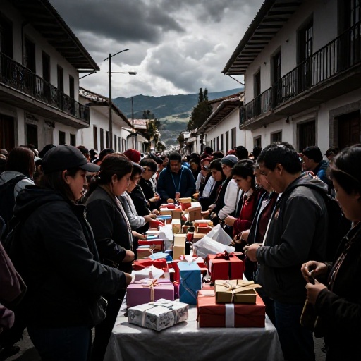 Alcalde Wilson Cañizares celebró agasajo navideño con mil niños en Daule