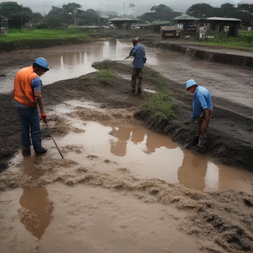 Prefectura investiga presunta descarga ilegal de aguas contaminadas desde empacadora de camarón en Durán