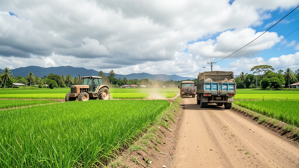 Arroceros de Daule, Santa Lucía y Salitre mantienen vías bloqueadas por precio del arroz