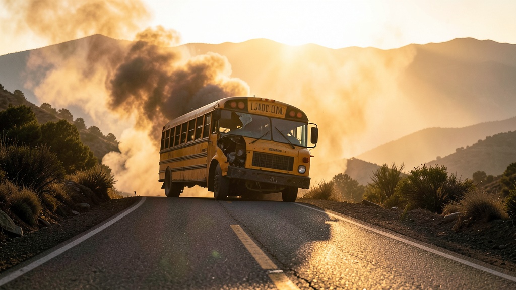 Choque de bus escolar en La Joya, La Aurora, deja conductor herido en Daule