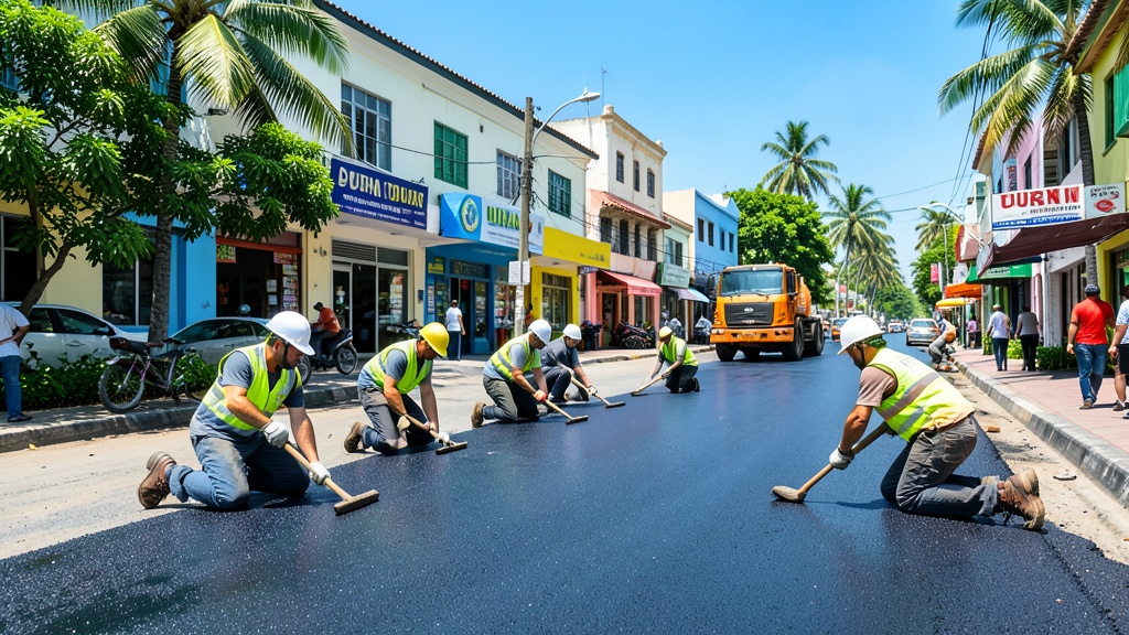 Reconformación vial en Av. Tanasa mejora movilidad en Durán