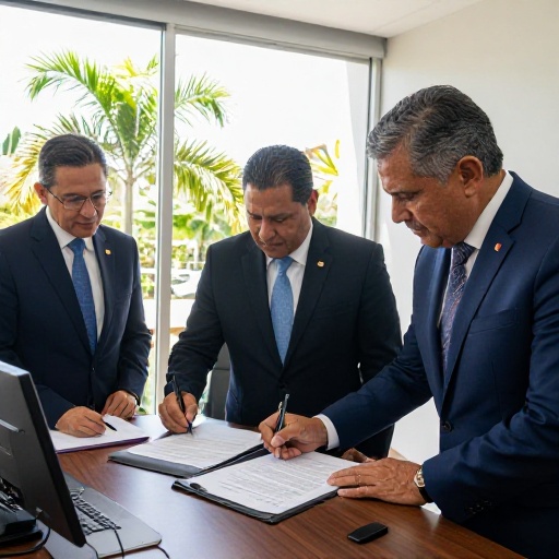 Cancilleres de Ecuador y Panamá firman acuerdos en Guayaquil; presidentes sostuvieron encuentro bilateral