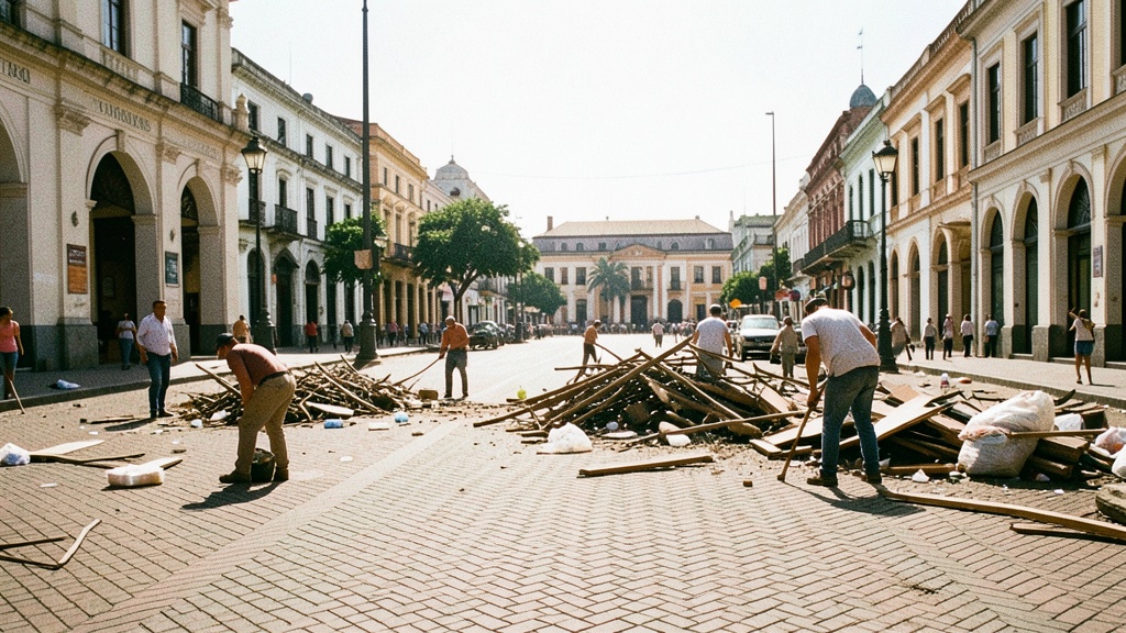 Municipio de Guayaquil recupera espacios públicos y limpia calles del cantón