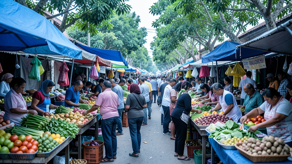 Inspección en el mercado de San Jacinto busca ordenar el abasto