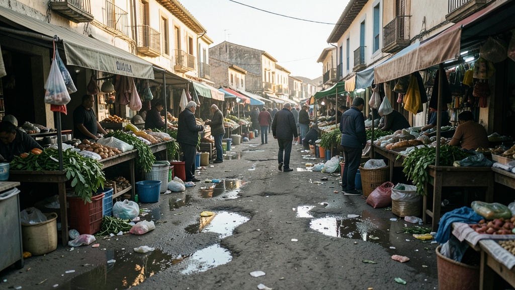 Clausuraron local en Durán por incumplir normas de aseo en mercado