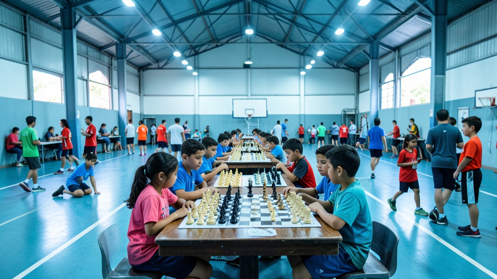 Liga de Salitre abre vacacionales con 110 niños en deportes y ajedrez