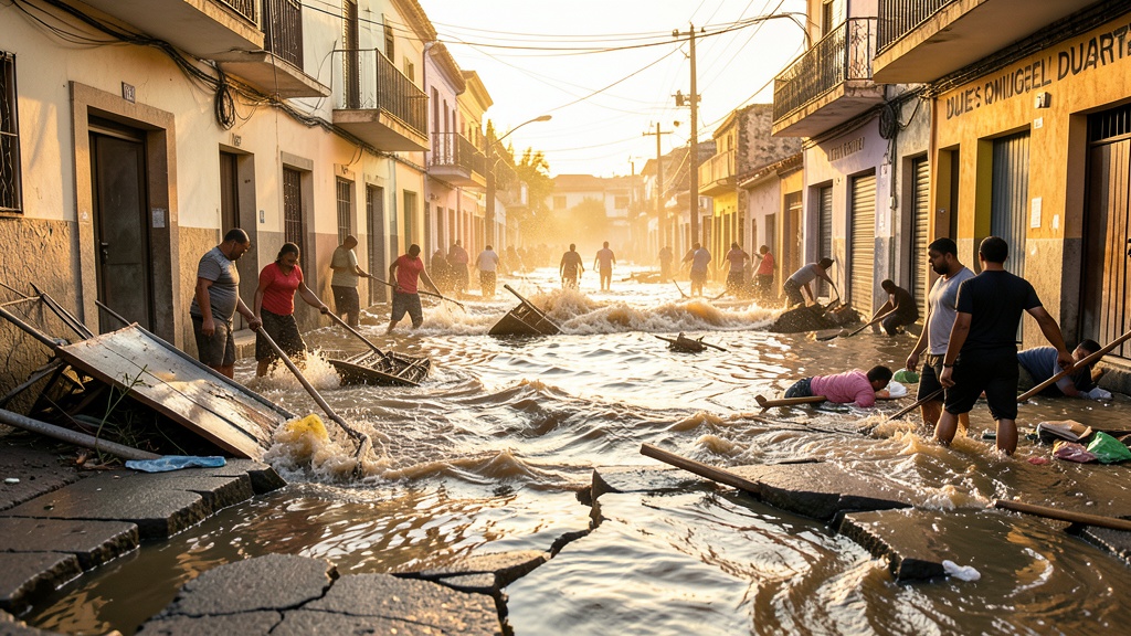 Lluvias inundaron viviendas en Recinto Miguel Duarte de Daule y exigen limpieza de alcantarillas
