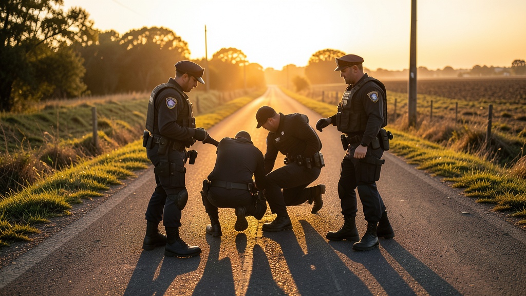 Fiscalía y Policía capturan a 4 presuntos integrantes de 'Las Águilas' en La Aurora, Daule