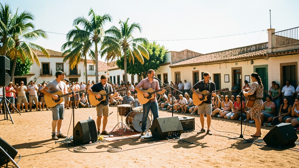 Espacios gratuitos para guitarra y música en El Empalme