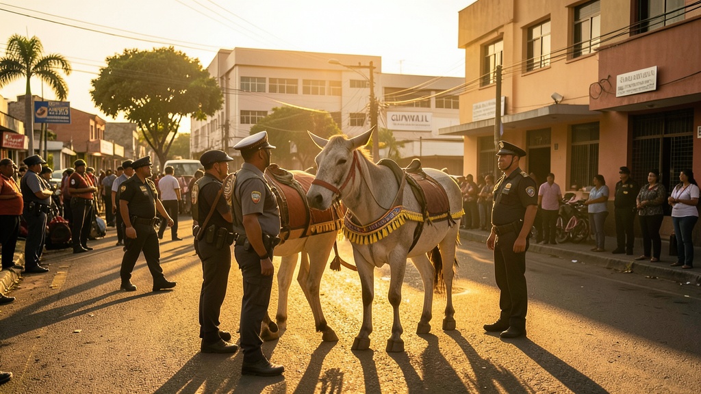 Policía detiene fiesta en chiva por incumplir normas sanitarias en La Aurora