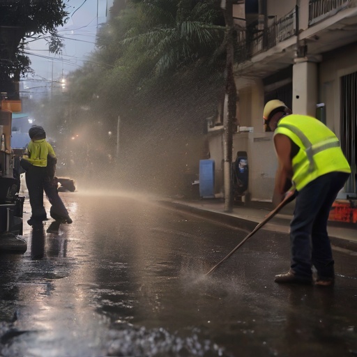 Municipio de Guayaquil refuerza limpieza de sumideros y alcantarillas ante lluvias
