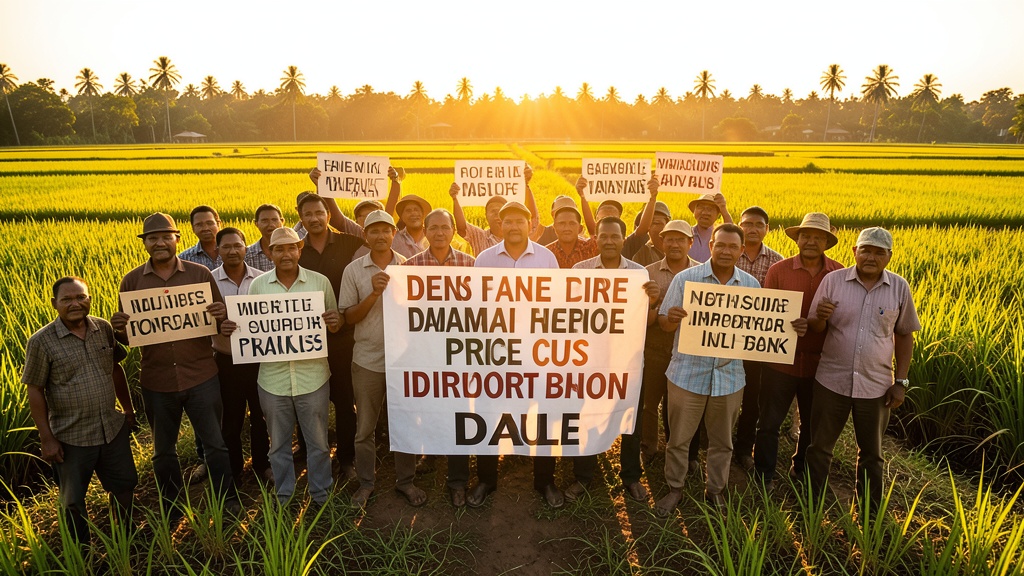 Arroceros de Daule exigen saca en $35 y cierre de importaciones ante crisis