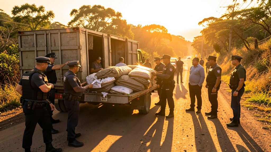 Gobernación del Guayas y Policía decomisan estupefacientes en Daule