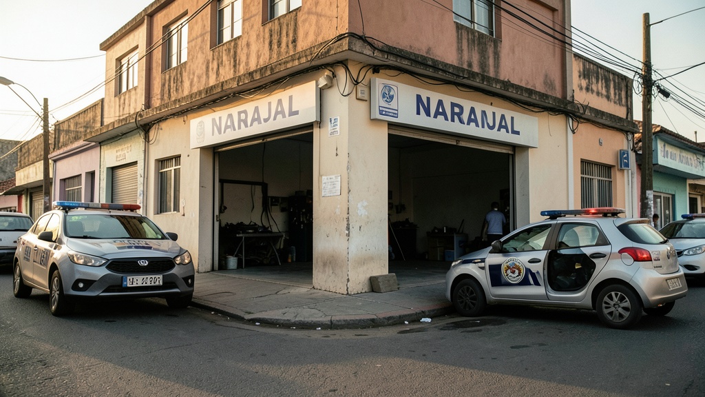 Asesinan a hombre en taller mecánico de Naranjal; allanan viviendas