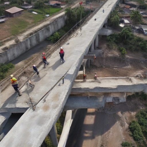 Plantón en Daule y Nobol exigen reconstrucción del puente Gonzalo Icaza Cornejo