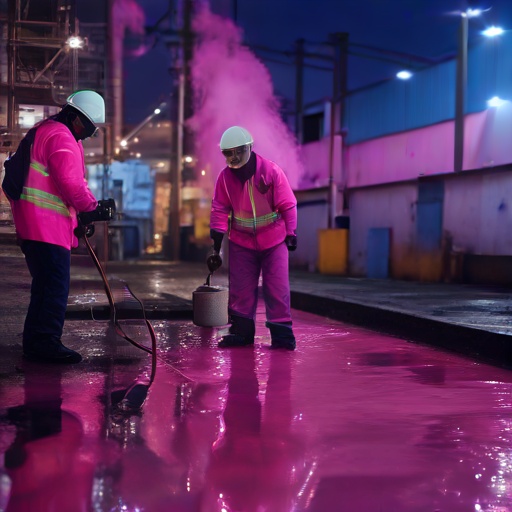 Prefectura del Guayas investiga descarga ilegal de aguas rosadas en empacadora de Durán
