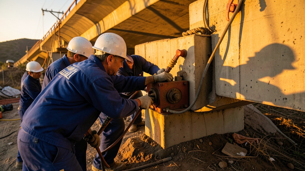 Consorcio del nuevo puente Daule-Guayaquil instala reductores en vía alterna de La Joya