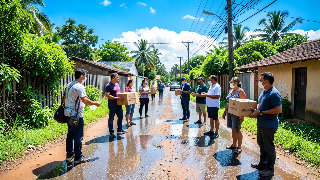 Afectados por las lluvias en Salitre reciben 300 kits de alimentos y ropa
