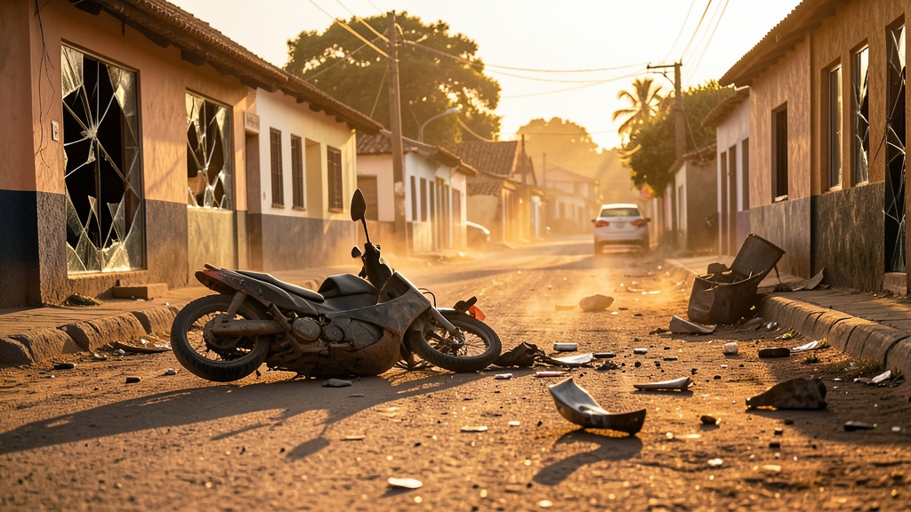 Explosión en Pedro Carbo daña tricimoto y vidrios en Daule; no hay heridos