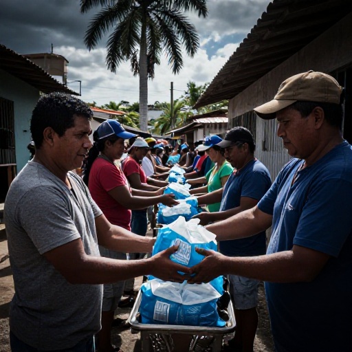 Prefectura del Guayas entrega 135 kits de agua en Samborondón y avanza hacia meta de 50 mil