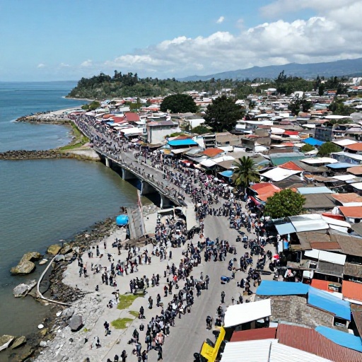 Plantón en Daule y Nobol exigen reconstrucción del puente Gonzalo Icaza Cornejo