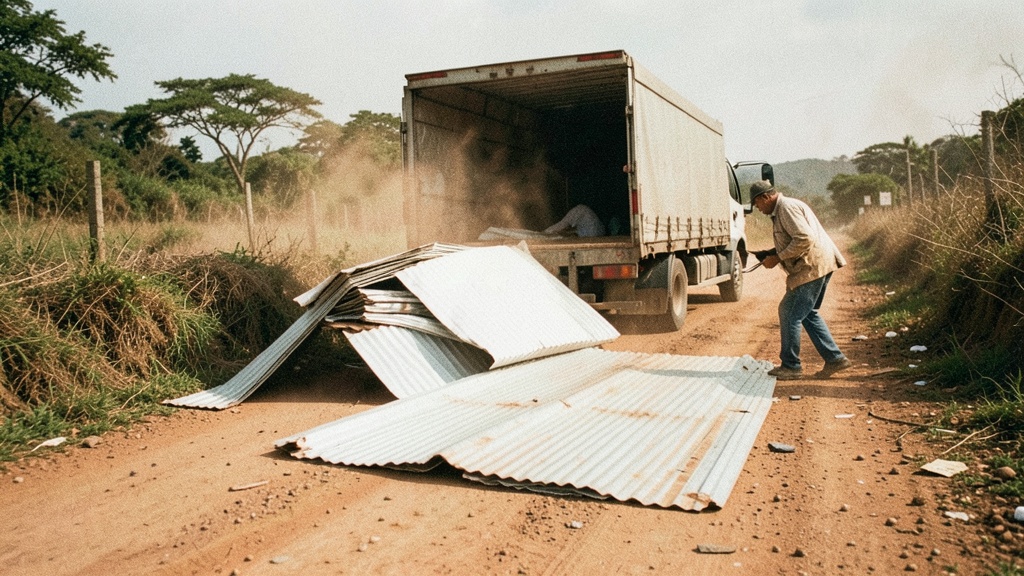 Alcaldía de Naranjito entrega materiales para techos en familias vulnerables