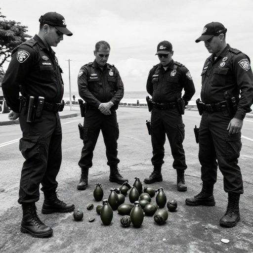 Fuerzas de seguridad hallan cerca de 60 granadas militares ocultas por Los Lobos en Daule