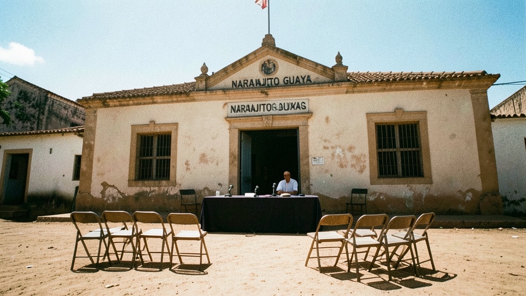 Distrito de Naranjito presenta plan de trabajo ante la prensa local