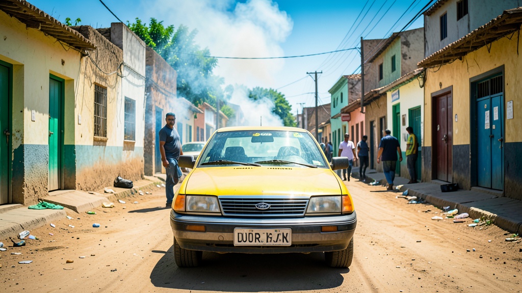 Investigan desaparición de taxista en Durán; hallan su vehículo incendiado