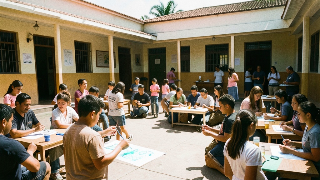 Unidad Educativa Juan Gómez Rendón celebra Olimpiadas en General Villamil