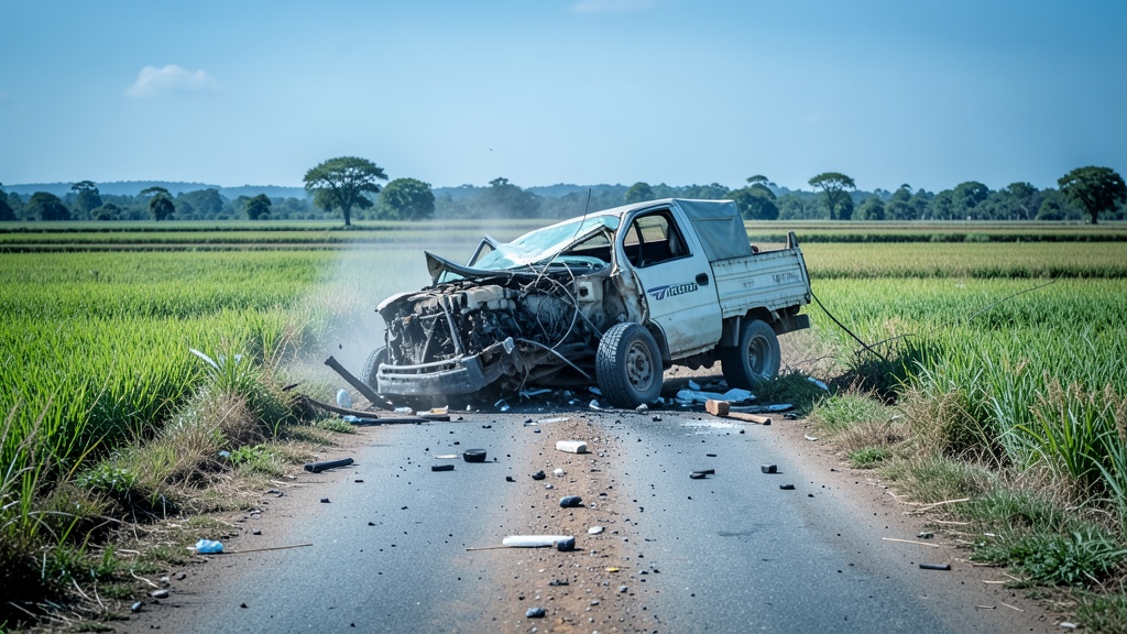 Mortal choque en el bypass de Yaguachi deja un camaronero fallecido