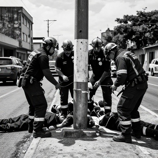 Trágico accidente en el norte de Guayaquil deja dos muertos tras choque contra poste
