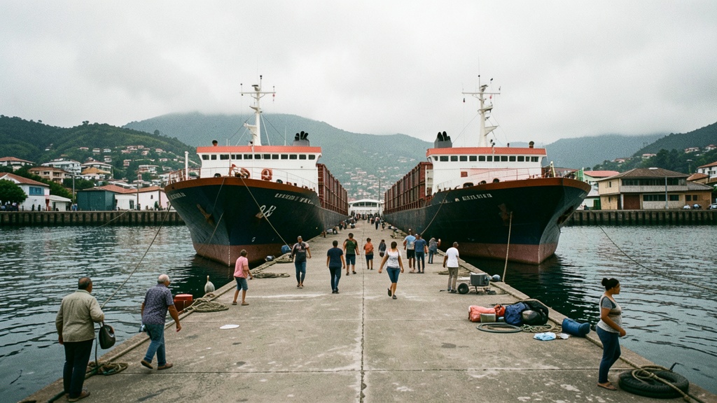 Puerto de Posorja ya mide 700 metros y recibe dos barcos a la vez