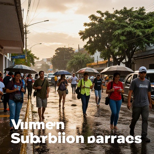 Municipio refuerza prevención ante lluvias con feria en el Batallón del Suburbio