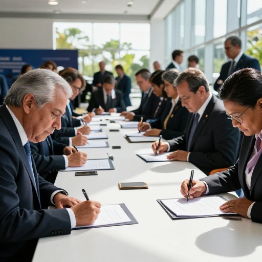 Cancilleres de Ecuador y Panamá firman acuerdos en Guayaquil para fortalecer lazos bilaterales