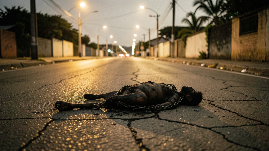 Cuerpo quemado y atado se halla en vía de Naranjal