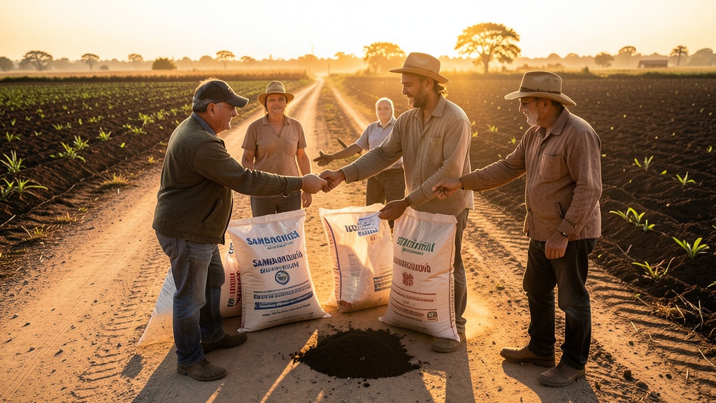 Alcaldía de Samborondón entrega compost y credenciales a agricultores locales