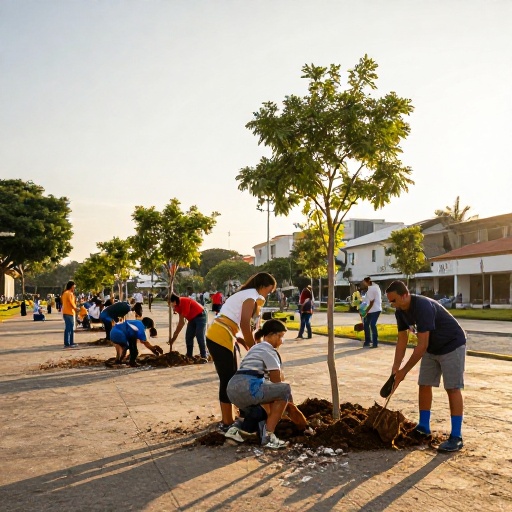 Recuperan espacio público en Bastión Popular tras limpieza integral del GAD