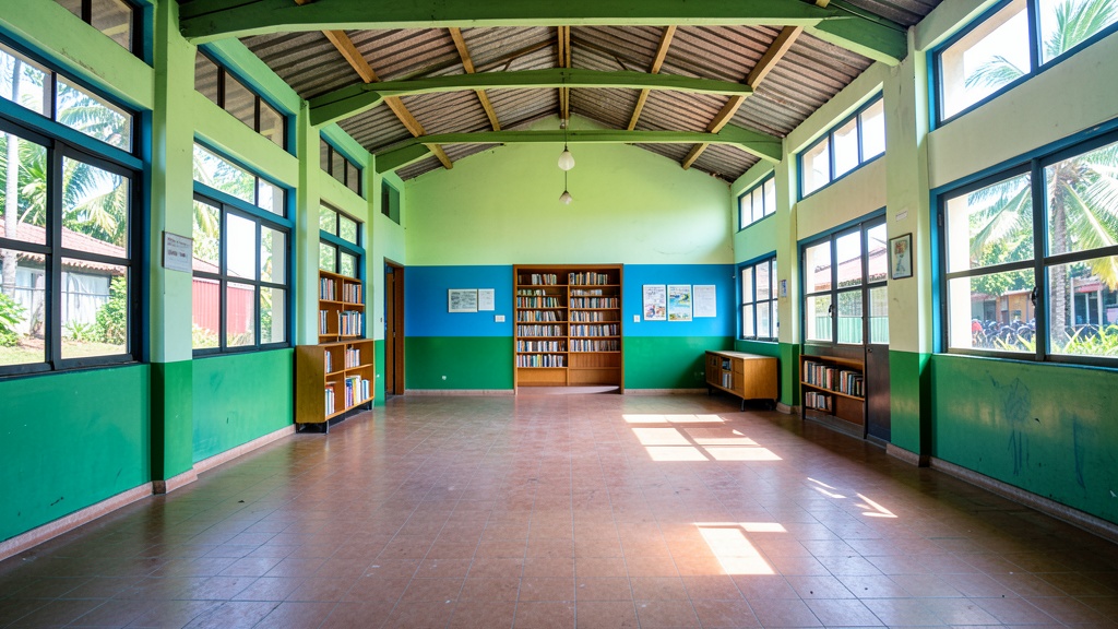 Mantenimiento en auditorio de Biblioteca Rosa Pazmiño mejora espacios culturales