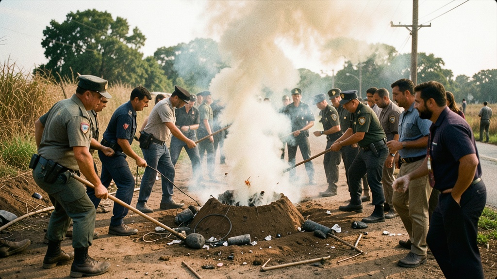 Funeral en Daule termina en enfrentamiento con la Policía por explosivos