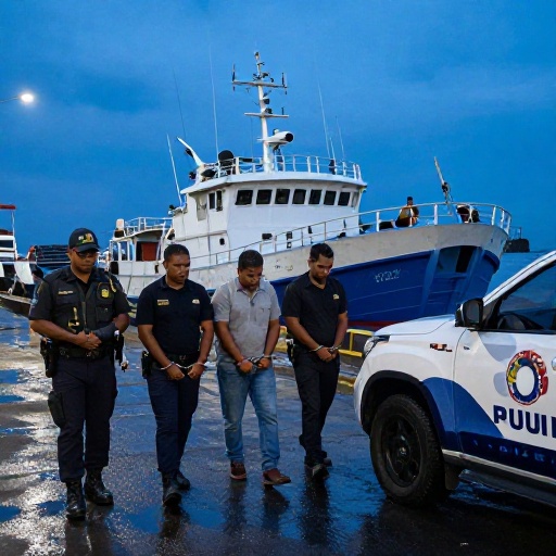 Juez ordena prisión preventiva para cuatro detenidos en camaronera del Progreso