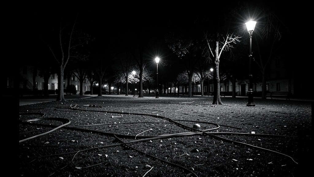 Robo de cables deja a oscuras el parterre de Vicente Piedrahita en Daule