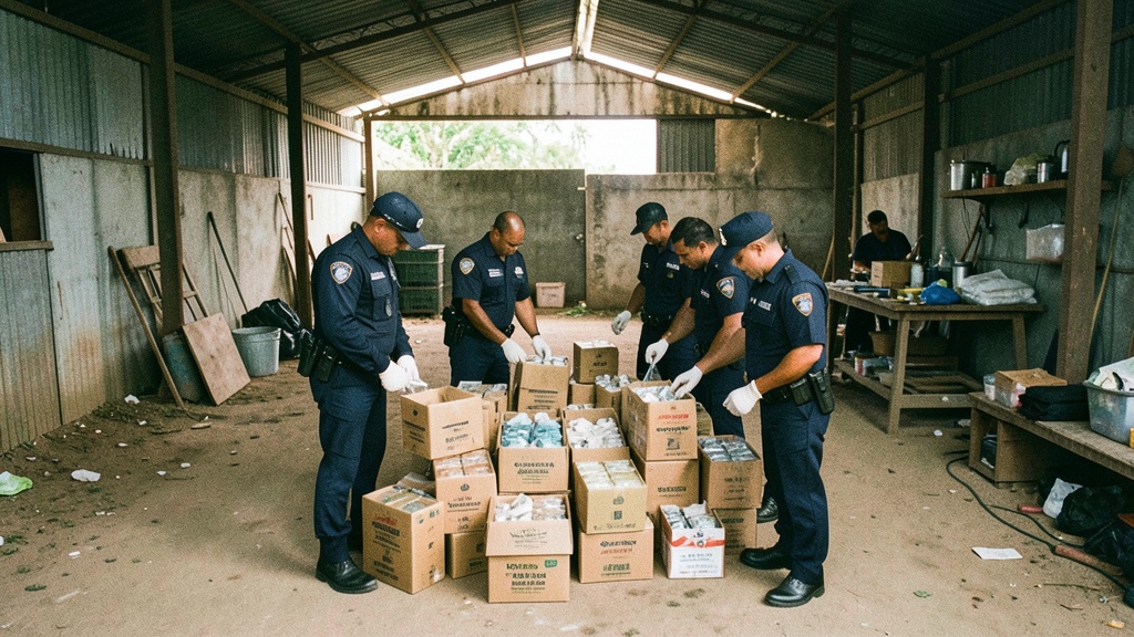 Decomisan más de 5.000 medicamentos irregulares en Isla Trinitaria tras operativo conjunto