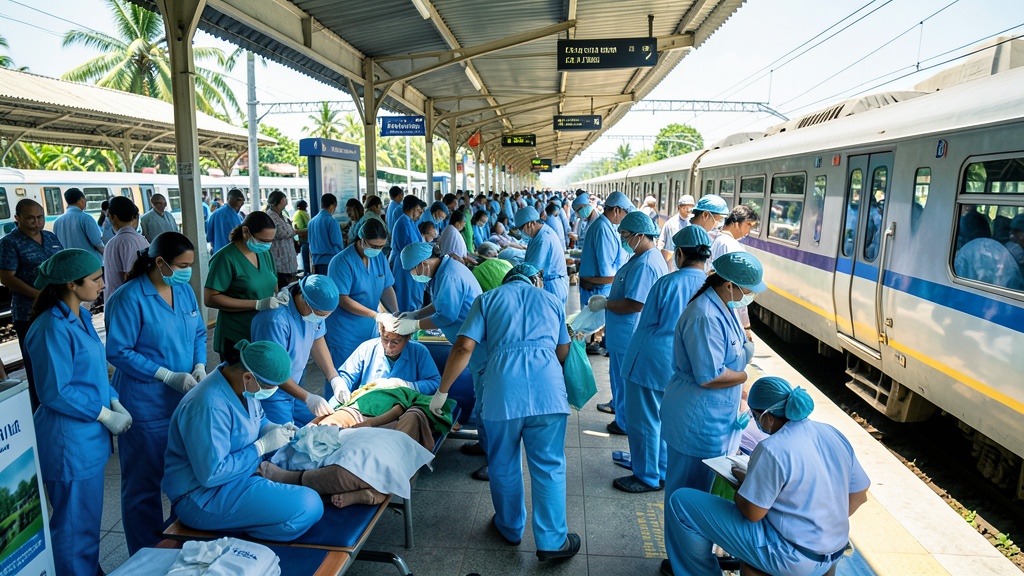 Brigada Médica en Estación del Tren de Durán atendió más de 500 personas